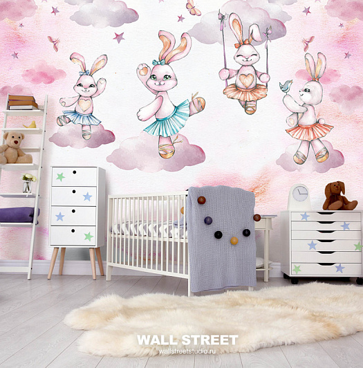 Фотообои в интерьере артикул Rabbit Room 3, RABBIT ROOM, Wall street Фотообои в интерьере артикул Rabbit Room 3, RABBIT ROOM, Wall street